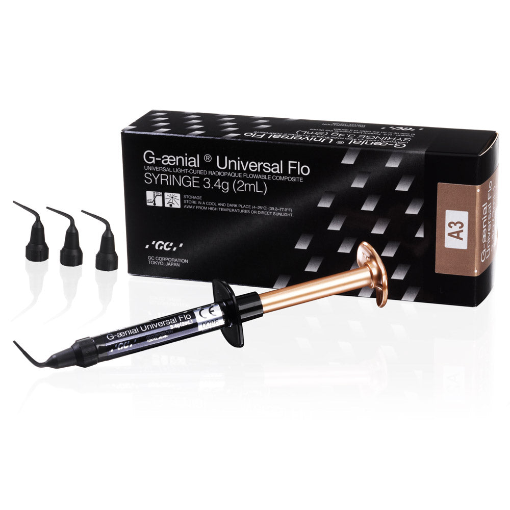 GC 004621 G-Aenial Universal Flo Flowable Composite Syringe A3 3.4 Gm GC 004621 G-Aenial Universal Flo Flowable Composite Syringe A3 3.4 Gm